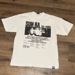 Sun ra 101 verse white t shirt‎ medium
